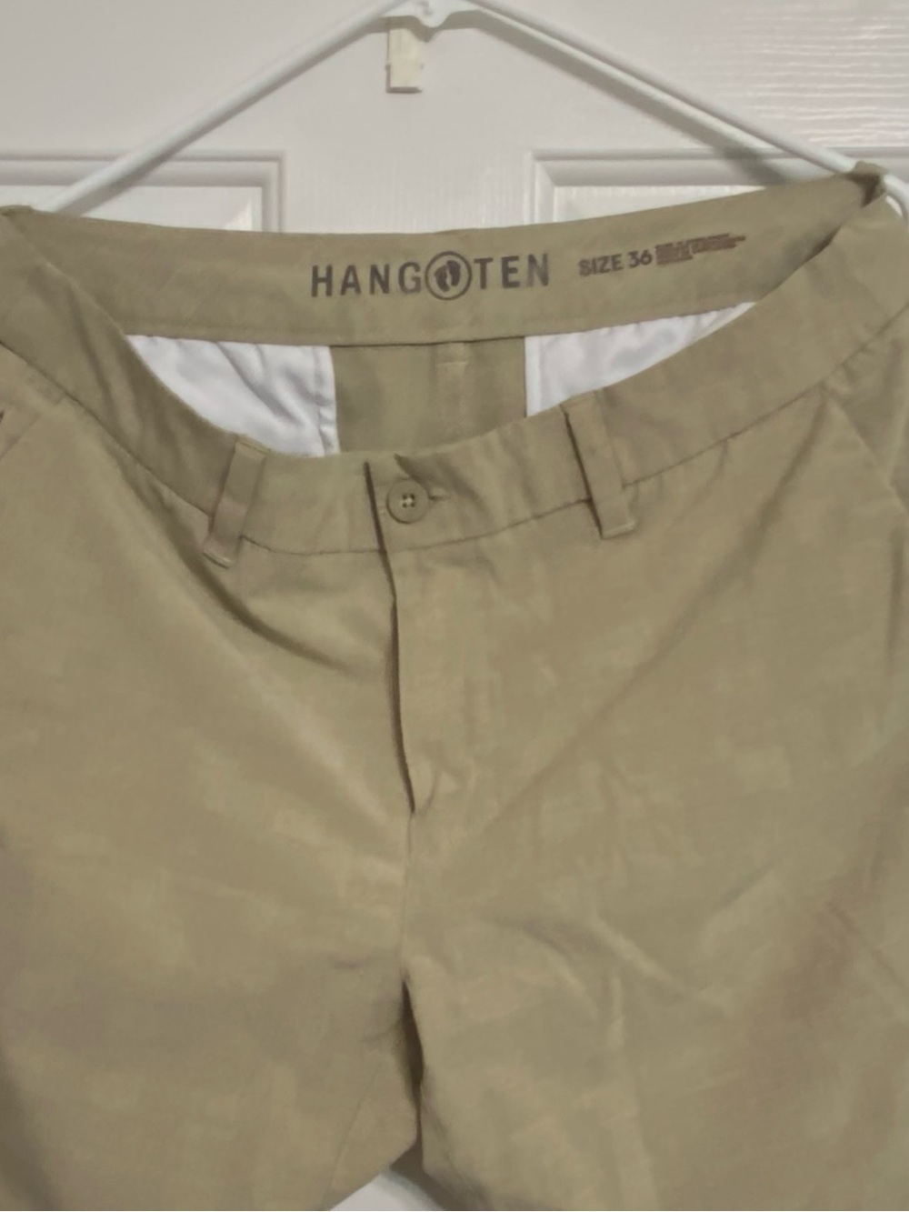Hang Ten Men’s Khaki Chino Shorts - Beige